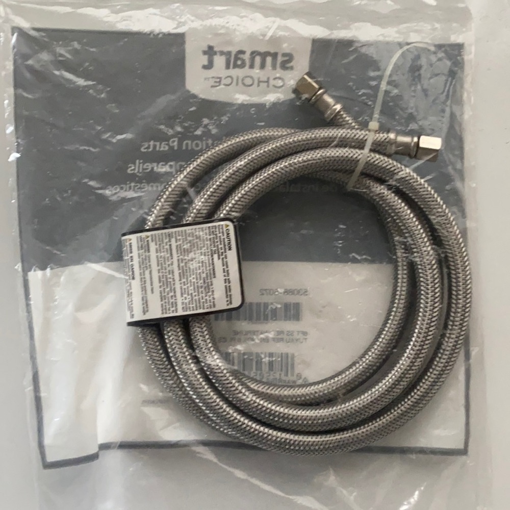 NWT refrigerator water line hook up